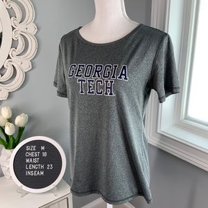 Collegiate Shirt Georgia Tech Open Back Size Med